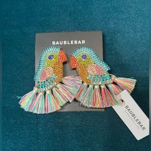 Authentic Baublebar Tropical Parrot Earrings! Never worn & NWT!!